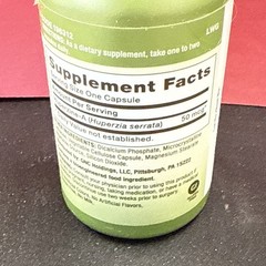 GNC Herbal Plus Huperzine A 50mcg, 50 Capsules, Supports Memory Retention