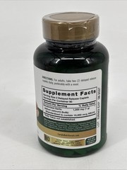 Garlic Supplement, High Allicin 1000mg, 180 Caplets, Odorless, by Carlyle