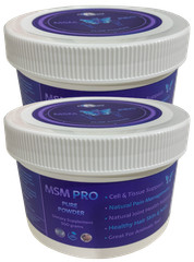 MSM Pro Powder (2) 500gm – 2.2 lb – Made in the USA! By Pro Image Int’l