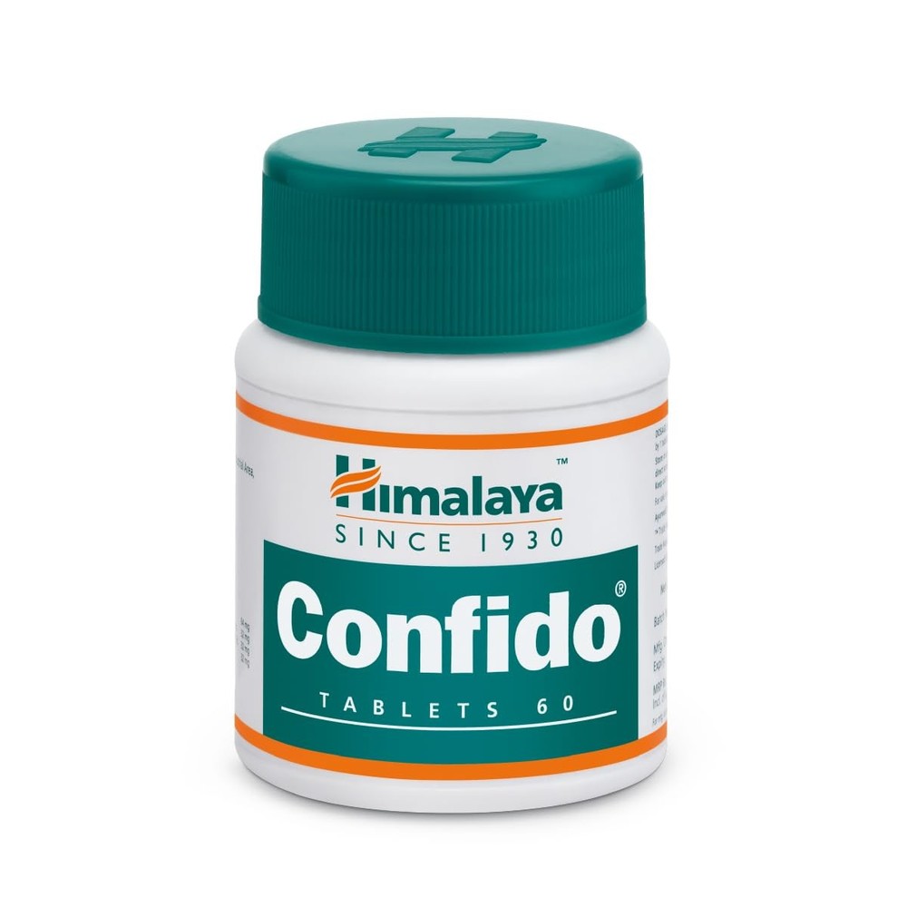Himalaya Confido 60 Tablets Per Bottle Fresh Stock Long Expiry