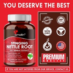 Stinging Nettle Root (Urtica dioica) Extract Prostate Health 500 mg 90 Capsules