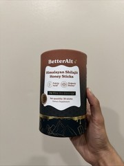 NEW & SEALED Caramel BetterAlt Gold Himalayan Shilajit Honey Sticks 30ct Sealed