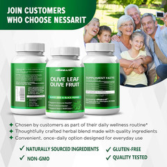 Olive Leaf & Olive Fruit 9,100Mg with 60% Oleuropein & 60% Hydroxytyrosol � plus