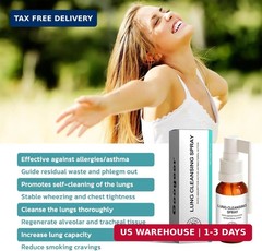 Lung Cleansing Spray, Herbal Lung Cleansing Spray, Herbal Lung Cleanse Mistm, 2