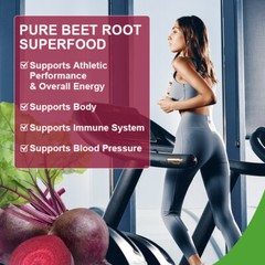Beet Root Capsules Nitric Oxide for Heart Health, Improve Performance