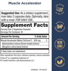 Muscle Accelerator 650 Mg Patented & Clinically Tested Muscle Accelerator Ble…