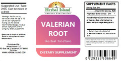 Valerian Root Tincture – Valeriana Officinali (Alcohol Free)