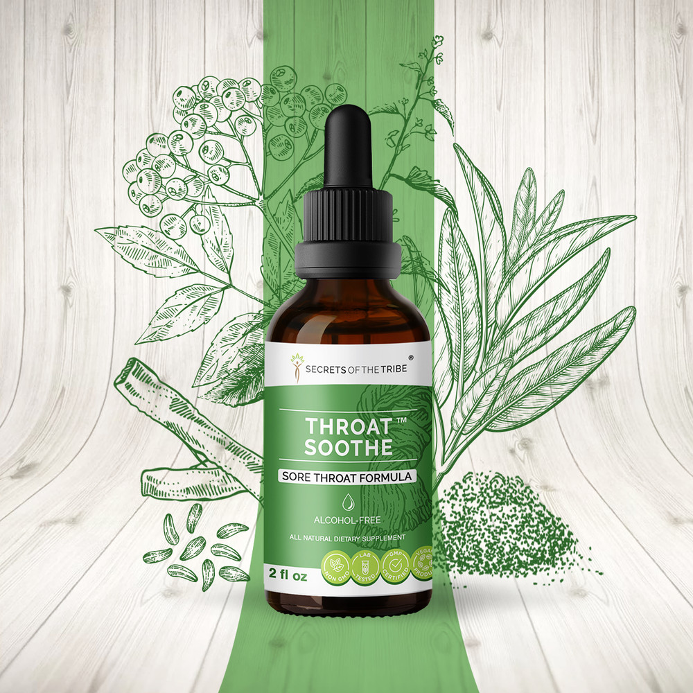 Secrets Of The Tribe Throat Soothe Alcohol-FREE Tincture