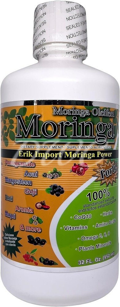 Productos El Colibri Moringa Power Liquid Dietary Supplement 32 fl. oz