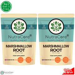 Marshmallow Root Capsules 5500mg(30% Mucilage)-Digestion & UTI Support-100%Vegan