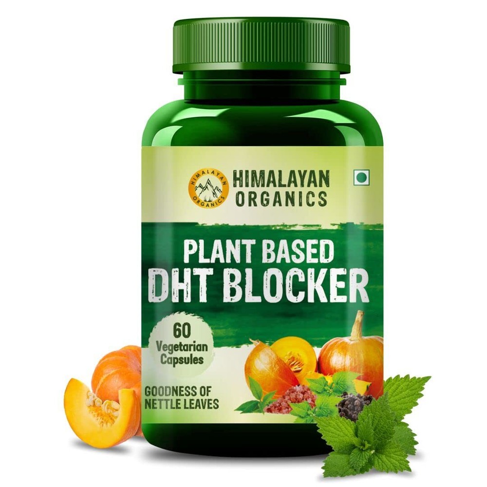 Himalayan Organics Plant Based DHT Blocker For Men And Women – 60 Veg Capsules