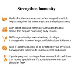 Ashvagandha General Wellness Tablets 60 Stress Relief Rejuvenates Mind And Body