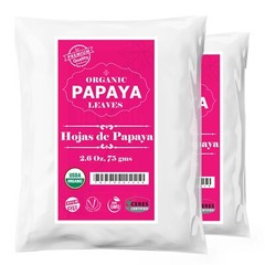 Dried Papaya Leaves, Papaya Leaf Tea, Hojas de papaya, Caffeine Free, 5.2oz