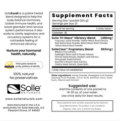 Solle Naturals SolleExcell Herbal Supplement 21 Packets – New!
