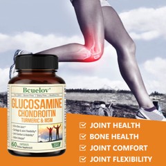 Glucosamine Chondroitin MSM With Turmeric Triple Strength Joint Support