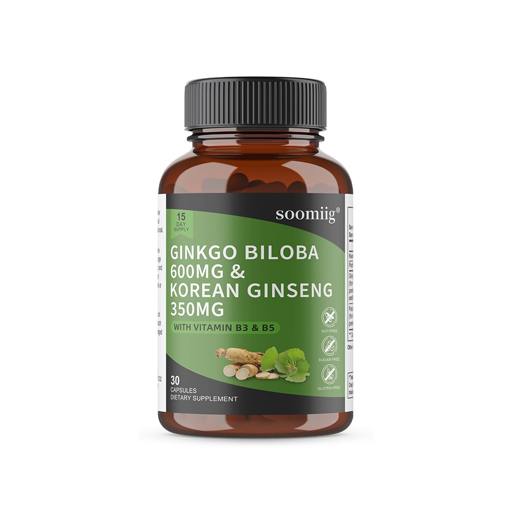 Brain Health Capsules Improve Cognitive Promotes Circulation Energy 30-120 Pills