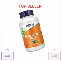 NOW Foods Supplements, Dandelion Root (Taraxacum officinale) 500 mg, Herbal Supp