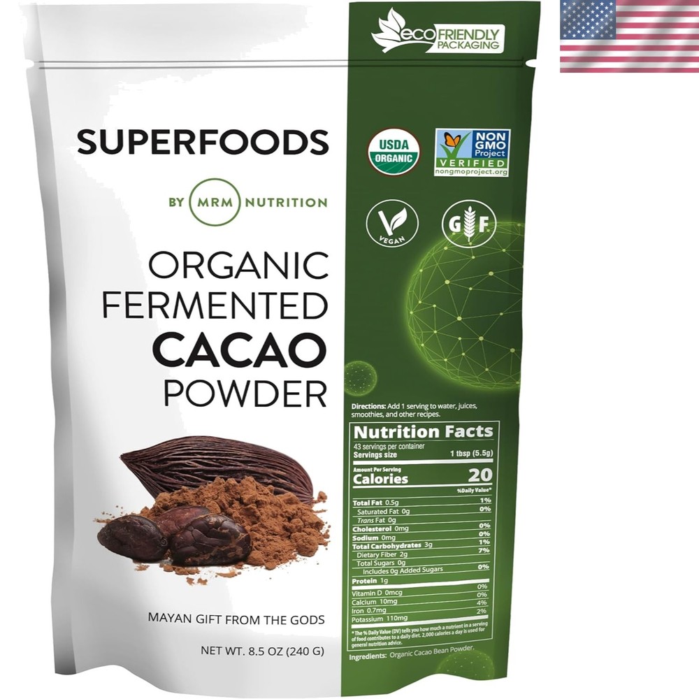 Antioxidant-Rich Organic Cacao Powder – Unsweetened, , Gluten-Free Delight