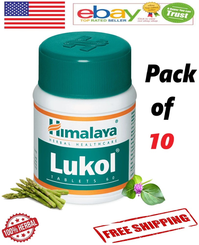 10X LUKOL Himalaya 60 Tabs Each With Long Expiry & Free Shipping