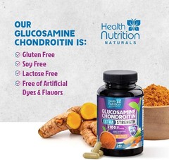 Glucosamine Chondroitin Turmeric MSM Triple Strength Joint Support 2100mg