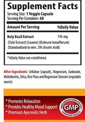 Rebuild Cartilage Tissue Capsules – Holy Basil Extract 745mg – Nerol 1B