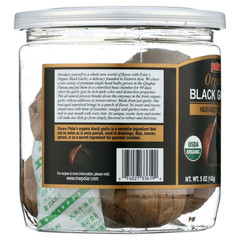 MW Polar Organic Black Garlic Naturally Cured Whole Bulbs, 5 oz Jar