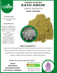 [idHerb] Herbal POWDER Usnea Barbata Kayu Angin Natural Organic
