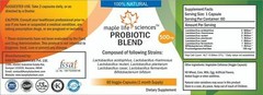 Probiotic blend of Lactobacillus Acidophilus rhamnosus reuteri Capsules 4