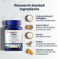 three60+ Daily Joint Care And Protect Tablets, 30 Tablets o168