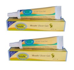 (Pack of 2) Smyle Mouth Ulcer Gel Herbal Treatment Ayurvedic Medicine 10gm Each