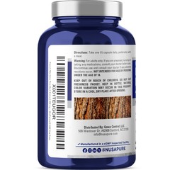 NusaPure French Maritime Pine Bark Extract 400mg per Veggie Caps 200-Day