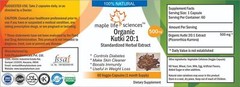 ORGANIC Picrorrhiza Kurroa Root 20:1 Extract Capsules Kutkin Picrorhizin Kutki