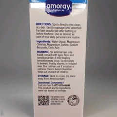 Set Of 2 MmAmoray Premium Magnesium Topical Mineral Spray Fragrance Free 3 fl oz