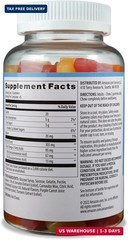 Amazon Basics Fish Oil 303 mg, Soft Chew Gummies, Lemon, Orange & Strawberry-Ban