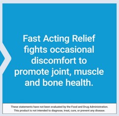 FAST ACTING RELIEF MUSCLE JOINT BONES SORENES 60 Softgels LIFE EXTENSION