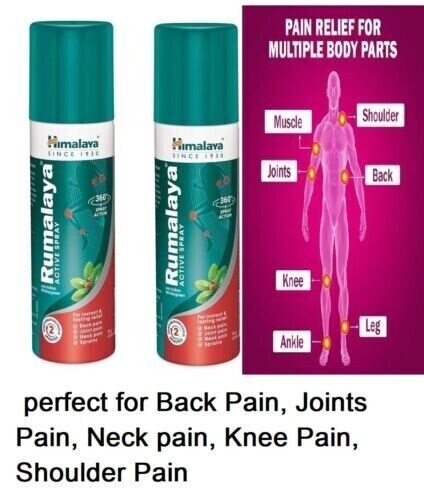 2 X Himalaya Herbal RUMALAYA ACTIVE SPRAY 50 gm Free Ship