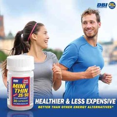 2x Bottles Mini Thin 25/50 Herbal Dietary Supplement (30 Capsules Per Bottle)