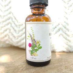Organic Stress Resilience Tincture 1 oz Herbal Extract | Tulsi, Rose & Linden