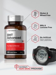 DHT Blocker | 120 Tablets | for Men & Women | Non-GMO, Gluten Free by Horbaach