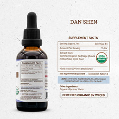 Secrets Of The Tribe Dan Shen Tincture Alcohol-FREE