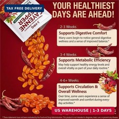 Cayenne Pepper Capsules with Turmeric & Beetroot Vitamin D3 K2 240 Softgels