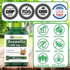 Boswellia Serrata Herbal Extract Capsules 1200 Mg Capsule-USA