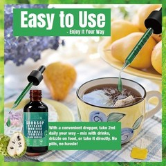 Bitters Soursop 10-in-1 Drops w/ Sea Moss, Moringa, Black Seed Oil – 2oz Vegan