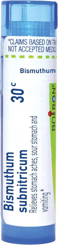 Boiron Bismuthum Subnitricum 30C for Stomach Aches, Sour Stomach & Vomiting – 80