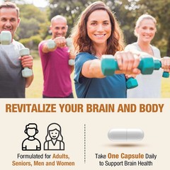Liposomal Brain Supplement 60ct – Memory, Focus & Cognitive Support Seniors