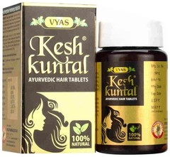 Keshkuntal Tablet (100tab) Herbal Ayurvedic Hair & Scalp Wellness