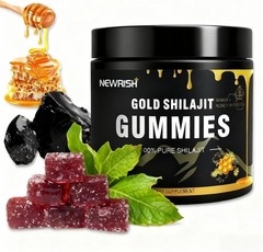 Shilajit Gummies Manuka Honey Lemon Flavor Himalayan shilajit No Added Sugar Ash
