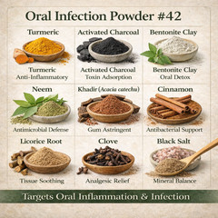 Oral Tooth Powder for gum inflammation & toothache