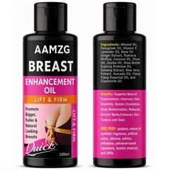 (PACK 1) AAMZG Herbal Breast Massage Oil – Natural Skin Estrogen Body Oil 100ML
