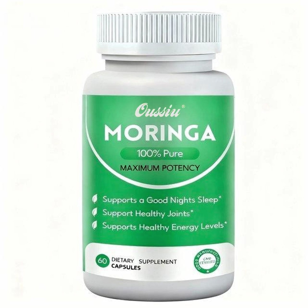 60 ct 800mg Capsules MORINGA for Immune Support & Gut Health 100% Pure exp 12/26